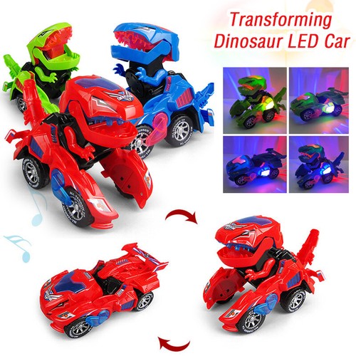 transformer dinosaur led car